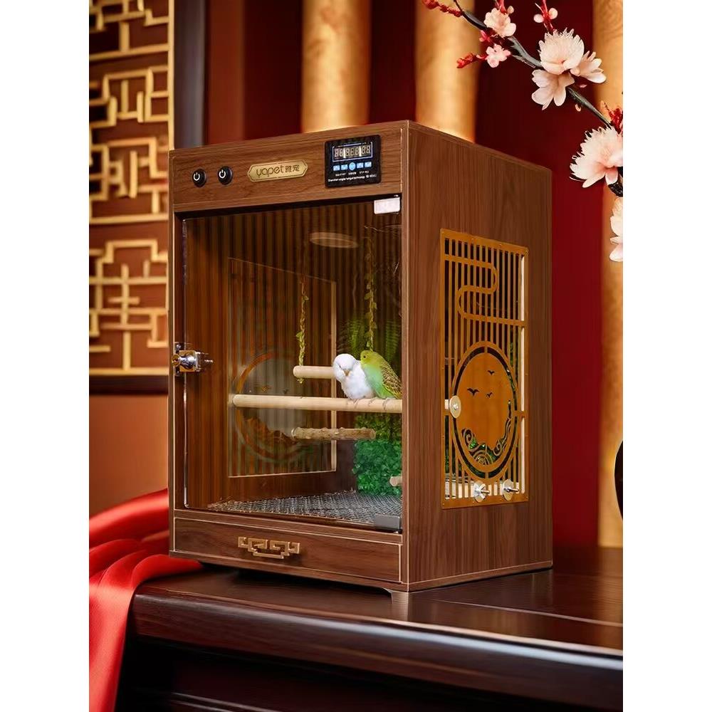 鹦鹉笼保温箱鸟笼大虎皮牡丹鹦鹉鸟笼宠物冬季保温箱空气加热