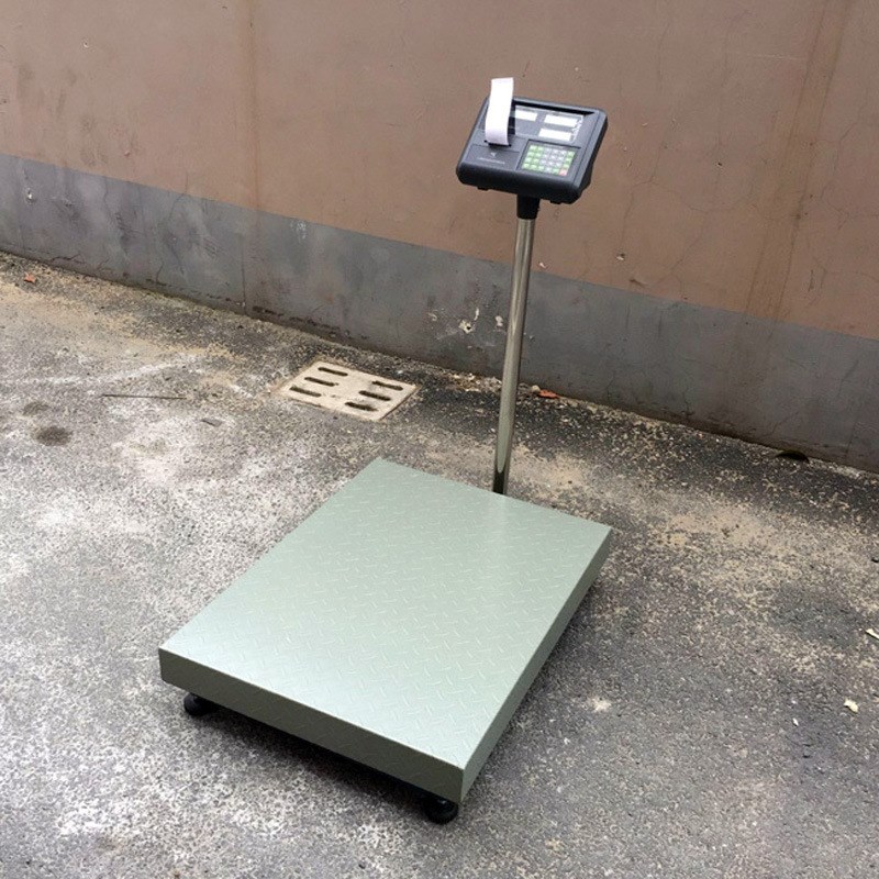 上海耀华XK3190-A23+P电子台秤 150kg小票打印计价电子秤立杆秤