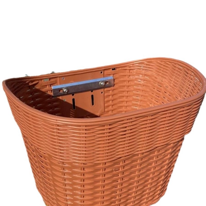 篮筐车篓塑料电动摩托车后电动车菜篮子加大后置车筐框尾书包挂篮