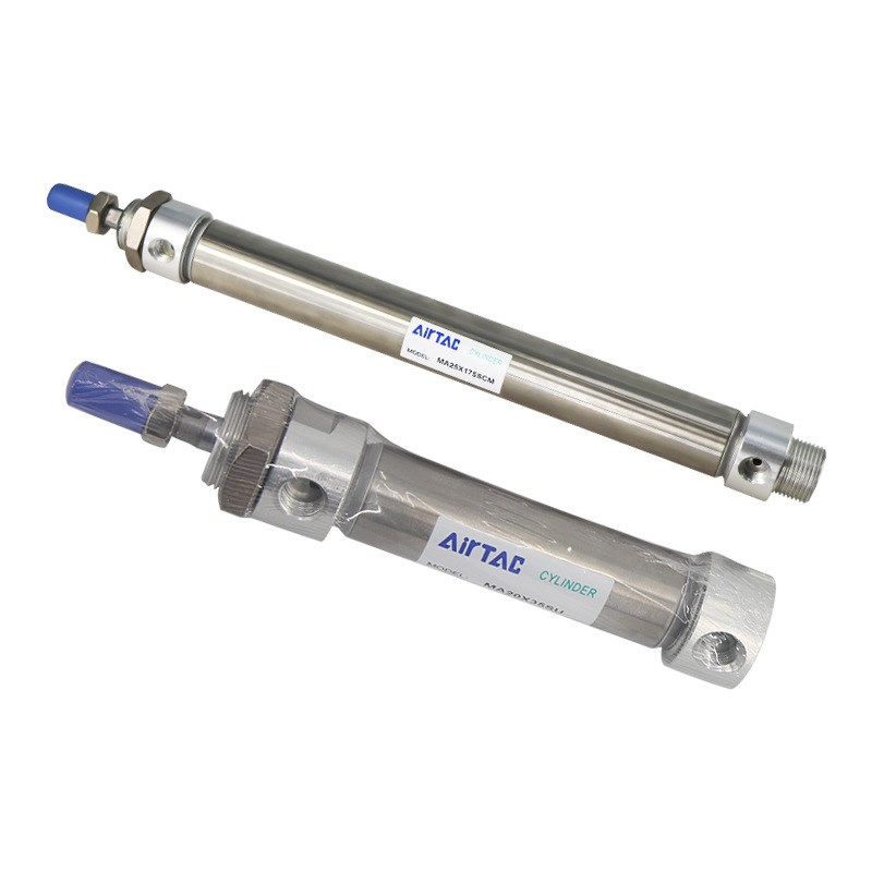 亚德客小型迷你气动气缸不锈钢MA16X25X50X75X100X125X150X175S