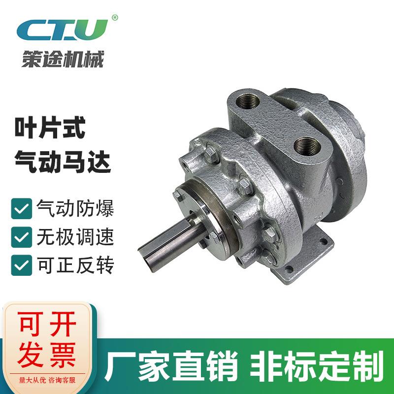 16AM叶片式气动马达源头工厂大扭矩低转速工业级可配减速风动马达