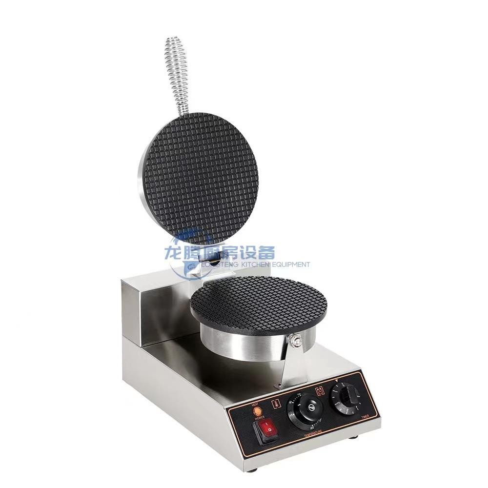 电热鸡蛋卷机商用单头雪糕皮机果蔬片机蛋卷机小吃设备机器
