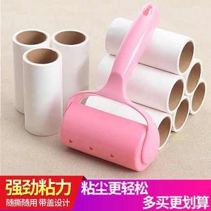 侨丰厂家直销滚毛器粘毛器除尘纸粘毛滚刷器沾毛器斜撕式去毛器