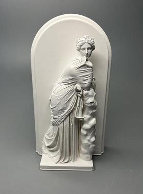 卢浮宫歌颂女神雕 塑艺术品石膏像家居摆饰扩香石高级小众生日礼