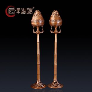 炉纯铜魂 紫博博用品匠泽香道山工艺品摆件铜山铜大号香薰炉