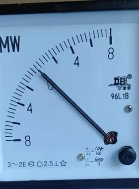 广东德庆电表厂DB德表 双向功率表96L1B-8MW 600/5A 10K/100V