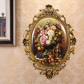 墙壁挂花盆品墙欧式 欧美创意复古家居壁挂花瓶客厅墙面装 饰挂壁挂