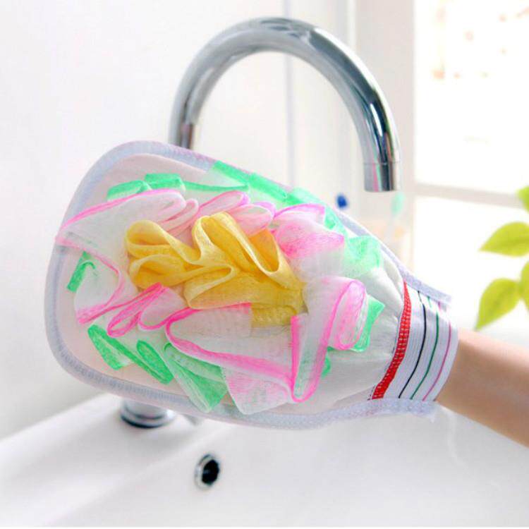 厂家直销韩国浴花两用搓澡巾加厚海绵搓背搓澡手套沐浴球现货