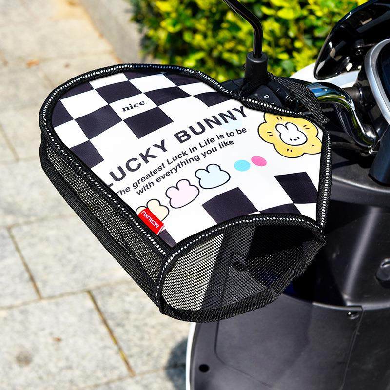 新款电动车夏季防晒把套踏板摩托车防水遮阳手把套骑行隔热手套