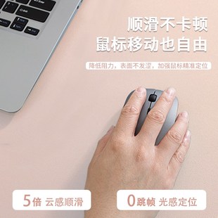 鼠标垫女生高颜值办公室纯色超大桌面电脑键盘桌垫大号防水可定制
