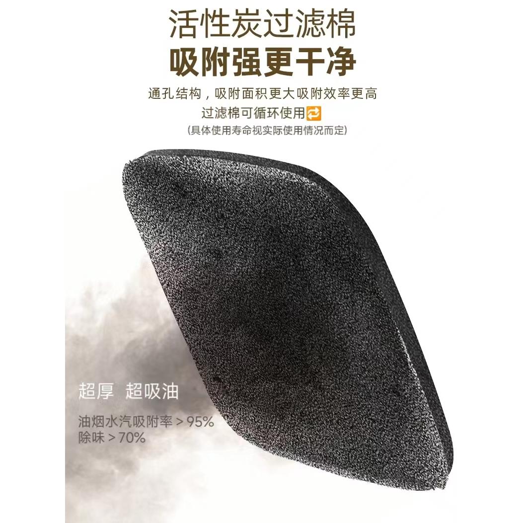 贝塔尼桌面油烟机滤网10片装-家用火锅吸油烟机烧烤吸烟机配件