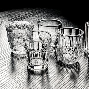 轻奢高档家用精致无铅玻璃一两二小酒杯白酒杯1两酒盅50ml怎么挑