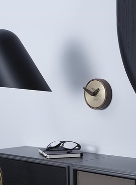 西班牙Nomon Atomo Pared 挂钟壁钟圆型客厅装饰钏表 直径10cm