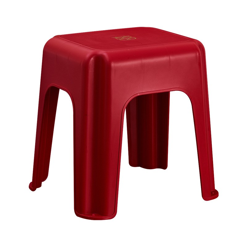 婚庆红色加厚塑料凳家用乔迁新居小凳子防滑板凳成人换鞋凳