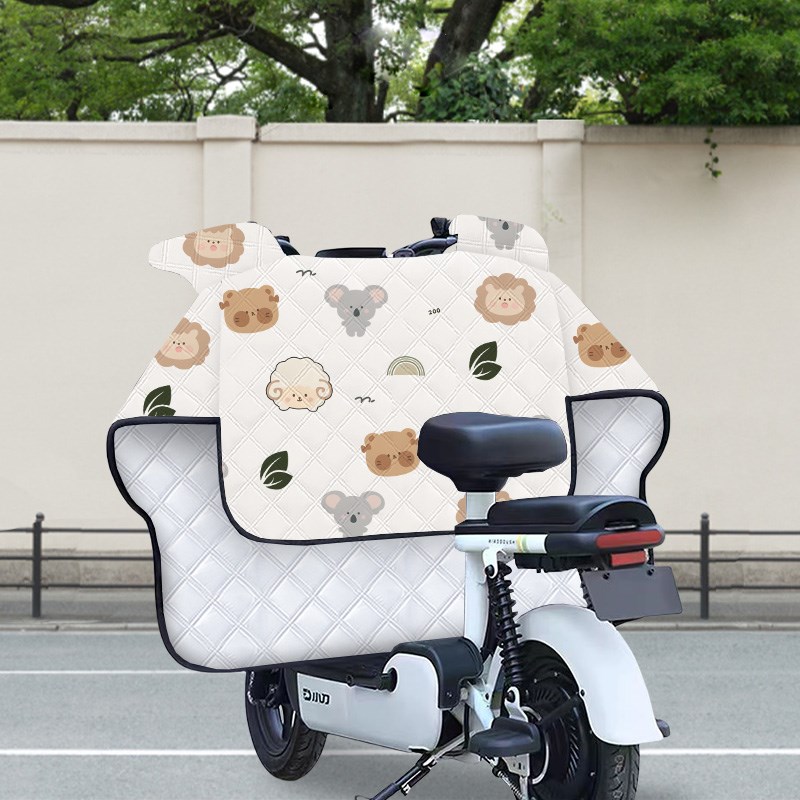 2025新款挡风被夏季q防晒遮阳雅迪电动车防风防雨轻薄春夏款防水