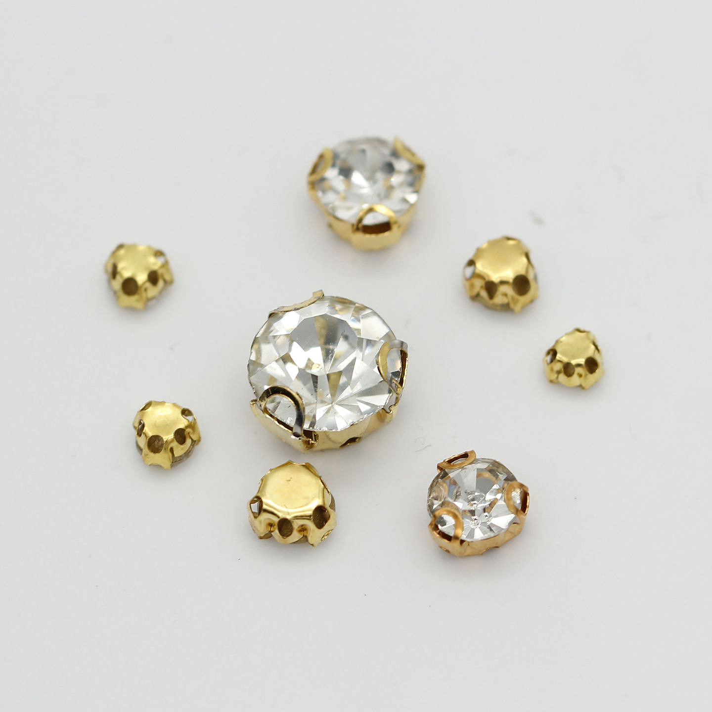 玻璃钻金色爪钻抓钻有孔手缝钻水钻diy配件手工服装装饰亮钻材料,饰品/流行首饰/时尚饰品新,其他DIY饰品配件,淘宝优惠券,粉丝福利购,淘宝优惠卷