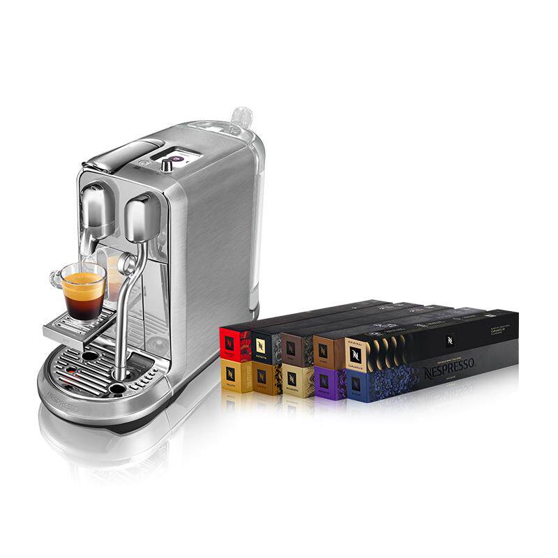 Nespresso奈斯派索J520胶囊咖啡机含黑咖啡胶囊100颗