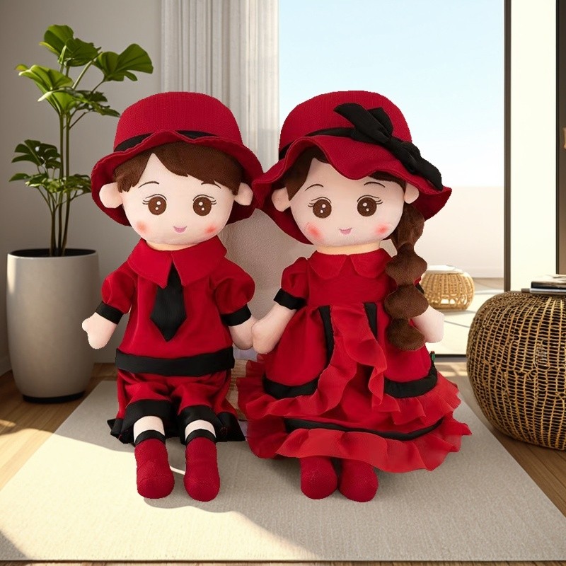 新婚压床娃娃喜娃娃结婚礼物送新人婚房床上布置新款高档中式