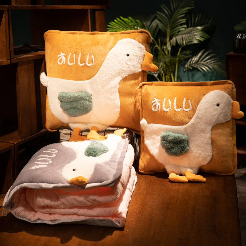 抱枕被子两用二合一折叠靠枕毯子汽车办公室午睡枕头车载毛毯新款