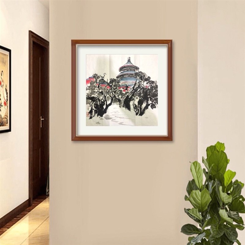 临摹著名画家王子武纯手绘作品精品收藏居家送礼装饰佳品赠鉴定证