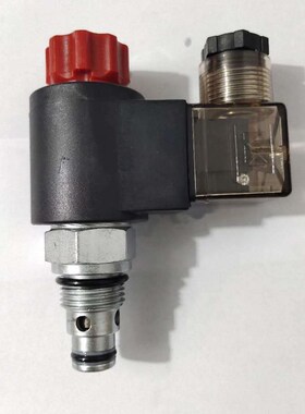 螺纹插装二位二通双向常开DHF08-227 LSVL08-2NOSP-L电磁液