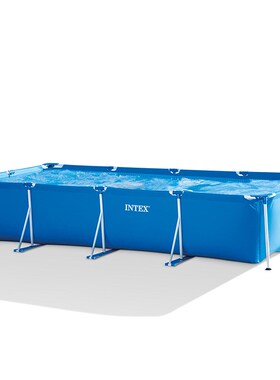 Intex28273 4.5m支架游泳池 家用游泳池 儿童游泳池蓄水池养鱼池
