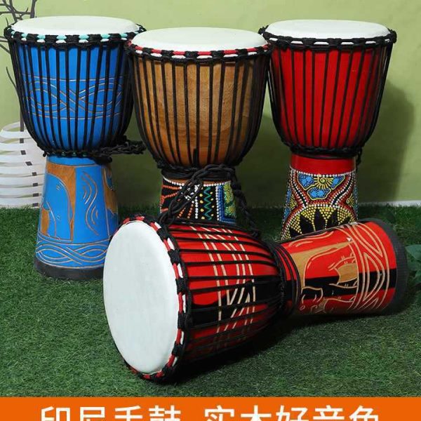 DHZ拓米非洲鼓8寸10寸12寸印尼手鼓儿童幼儿园学校琴行初学手拍鼓