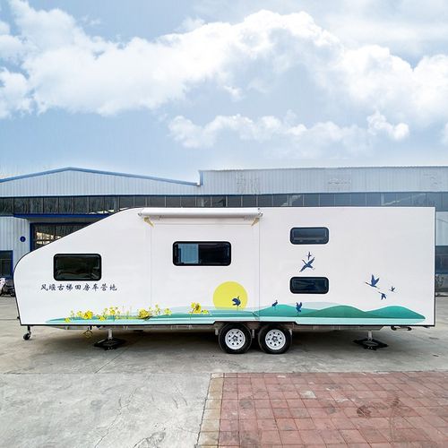 营地露营房车民宿景区度假村轻奢户外牵引拖挂式旅游拖车营地房车