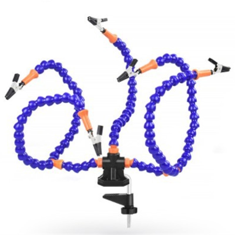 万向臂多功能简易3爪带放大镜焊台航模配件插头飞控穿越机通用