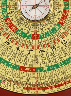 万福堂罗盘风水盘高精度8寸三合一三合一综合盘便携式专业初学者