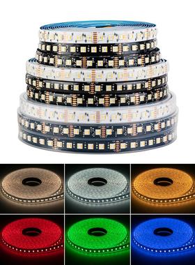 LED灯带5050RGBCW五合1冷暖白光贴片高亮灯珠室内装饰灯12V软灯条