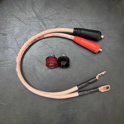 DIY点焊机连接线 线16/25平方快插香蕉头连接线 线手持点焊笔一体