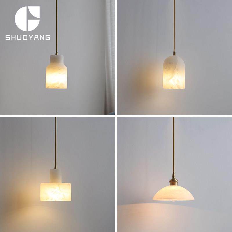 2025天然云石吊灯北欧房间床头吧台餐厅岛台飘窗橱窗设计师民宿灯,家装灯饰光源,餐厅吊灯,淘宝优惠券,粉丝福利购,淘宝优惠卷