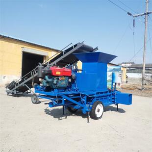 椰糠杂草垫窝装袋机 全自动锯末液压压块机 宠物垫料木屑打包机