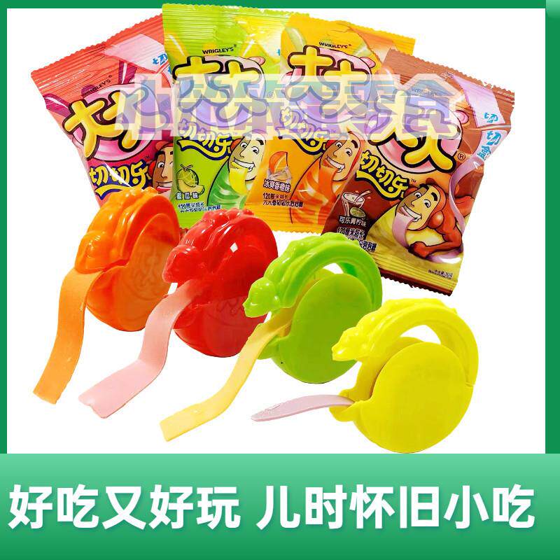大大卷切切乐泡泡糖水果味儿时怀旧爱吃休闲 零食