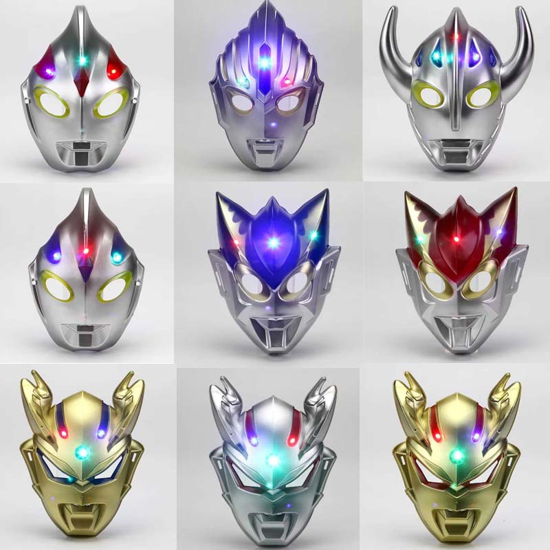 万圣节卡通猴子面具绿巨人赛罗儿童用品地摊热卖爆款猪八戒面