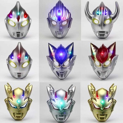 万圣节卡通猴子面具绿巨人赛罗儿童用品地摊热卖爆款猪八戒面