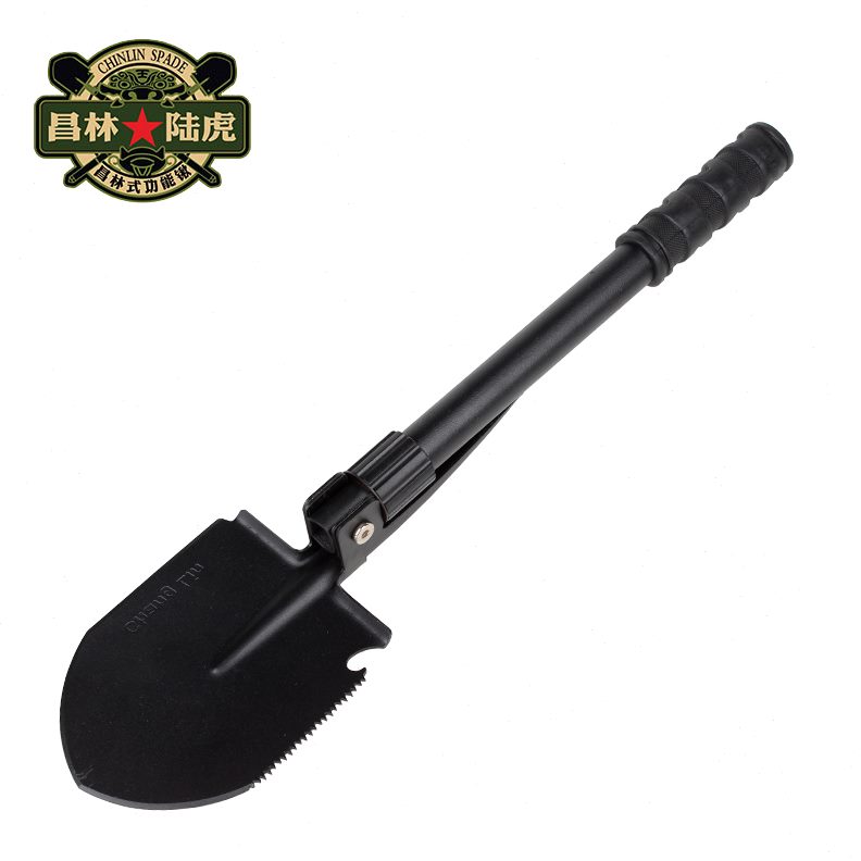 一体式锹铲救援铲工兵铲钢求生昌林生钓鱼全户外多功能折叠铲锹救