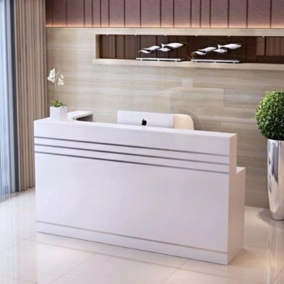 简约现代收银台柜台热卖饭店吧台包邮转角超市前台接待台服装店