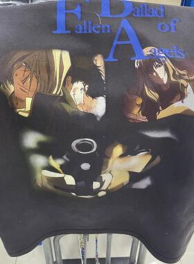 Saint Michael 25SS“攻壳机动队“动漫联名做旧短袖T恤男女潮