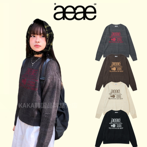 【官网正品】ae字母印花