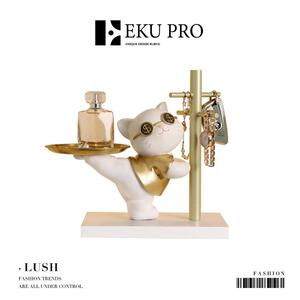 EKU PRO·喜芊·招财猫收纳摆件玄关钥匙入户轻奢装饰品 | Lush