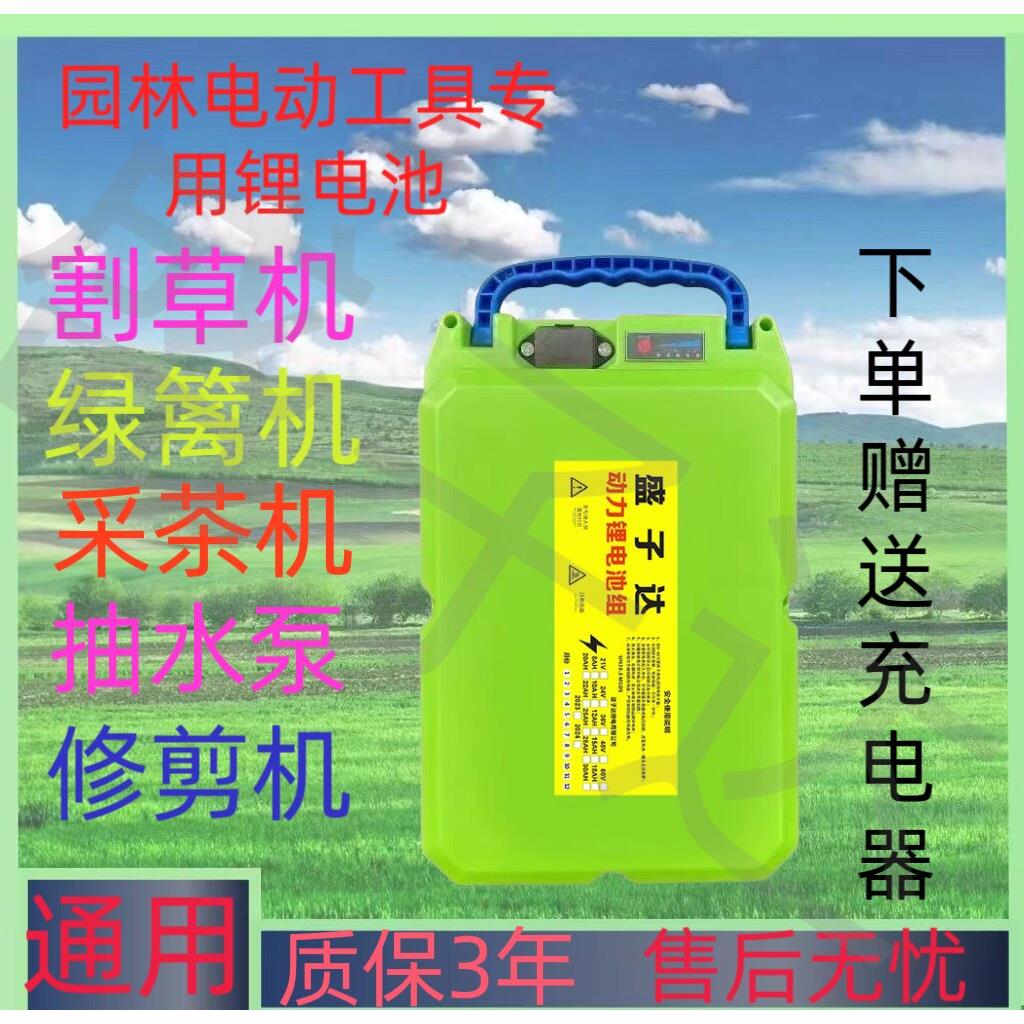 全新21v揹负式锂电池适用电钻割草机电锤钻角磨机电动起子18650电