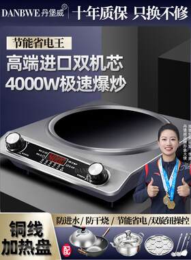 2024新型凹形电磁炉家用大功率电磁炉大功率5000W嵌入式小正极