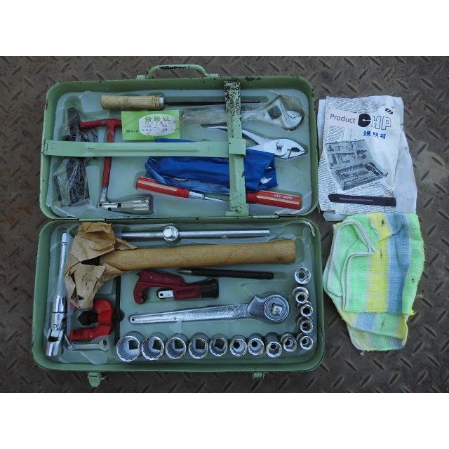 1995年老货37件套随车工具多用组合套筒工具多功能怀旧维修工具