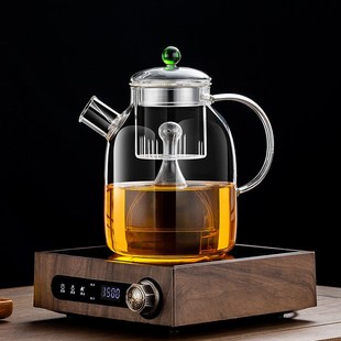 玻璃蒸煮茶壶加厚耐高温蒸茶壶泡茶器电陶炉烧水壶家用煮茶炉套装