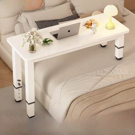 实木床头柜，床，书桌，可移动笔记本电脑，桌子，升降书房，桌子