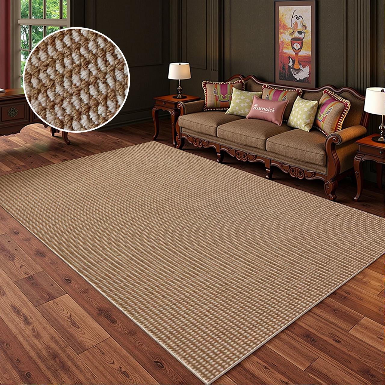 现代极简大宅别墅标配耐脏侘寂风地毯轻奢素色大客厅高级