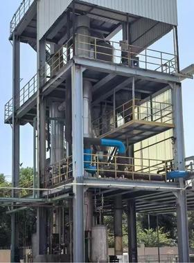 二手全钛材8吨三效四体强制循环蒸发器 MVR降膜结晶浓缩蒸发器
