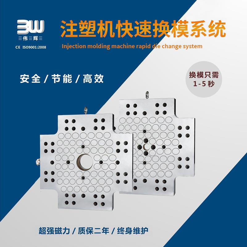 厂家设计生产注塑机快速换模系统电控永磁吸盘磁力模板